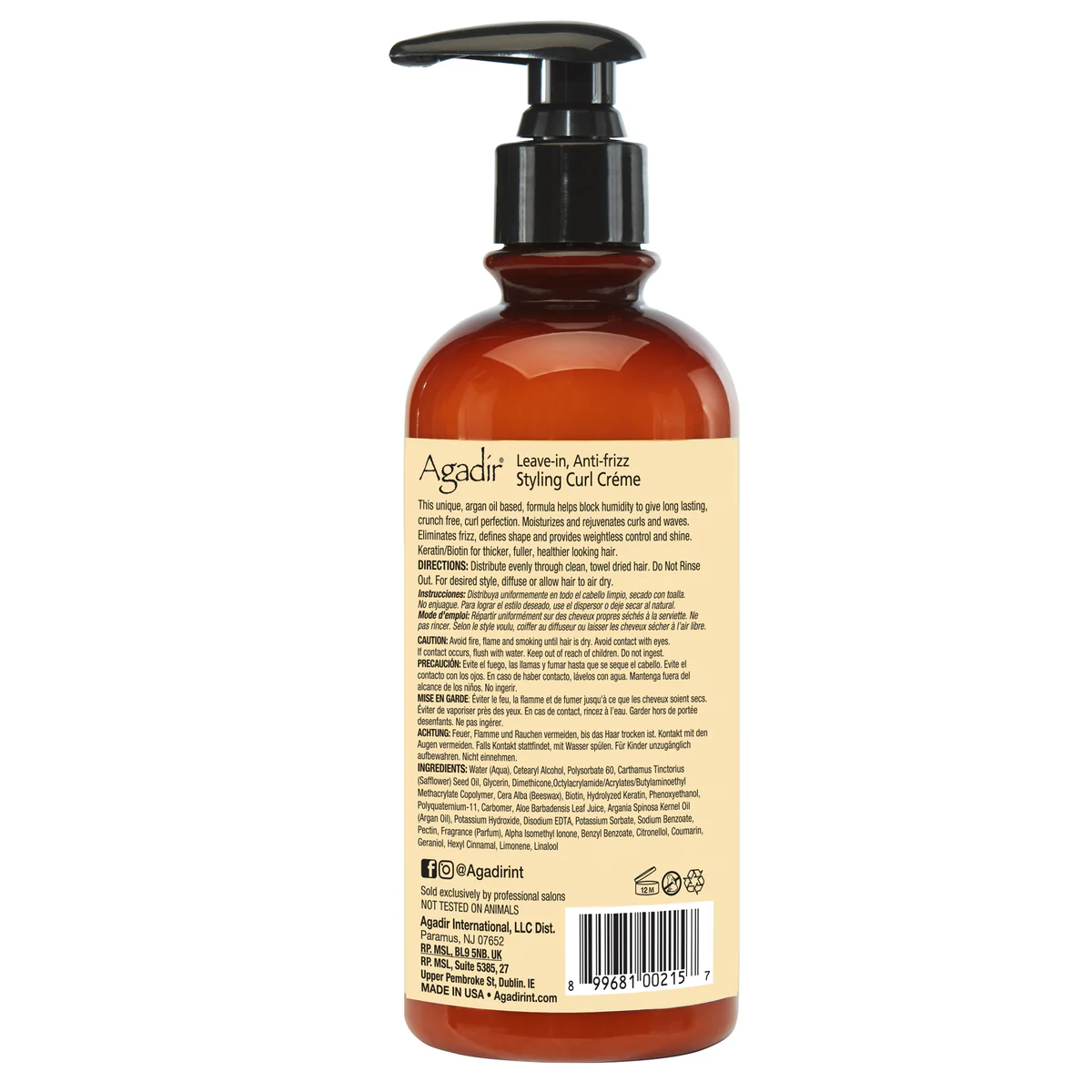 Agadir Argan Oil Curl Crème 10 oz. - Image 2